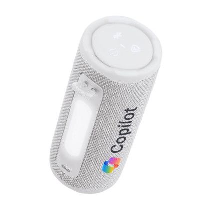 Custom JBL Grip Compact Bluetooth Speaker - White Custom JBL Grip Compact Bluetooth Speaker - White