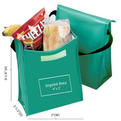 Custom Koolsak Insulated Lunch Bag - Sea Green Custom Koolsak Insulated Lunch Bag - Sea Green