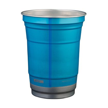 Custom Top Cup by Ball 16 oz. Recycled Aluminum Stadium Cup - Light blue Custom Top Cup by Ball 16 oz. Recycled Aluminum Stadium Cup - Light blue