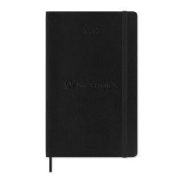 Custom Moleskine Soft Cover Large 12-Month Weekly 2027 Planner - Black Custom Moleskine Soft Cover Large 12-Month Weekly 2027 Planner - Black