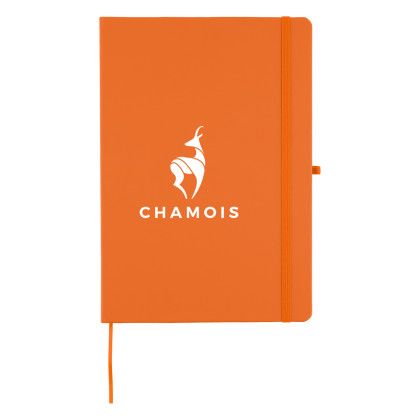 Custom Reverie Recycled 7" x 10" Journal - Orange Custom Reverie Recycled 7" x 10" Journal - Orange