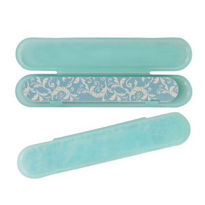 Custom Nail File & Case Set - Full Color - Light Green Custom Nail File & Case Set - Full Color - Light Green