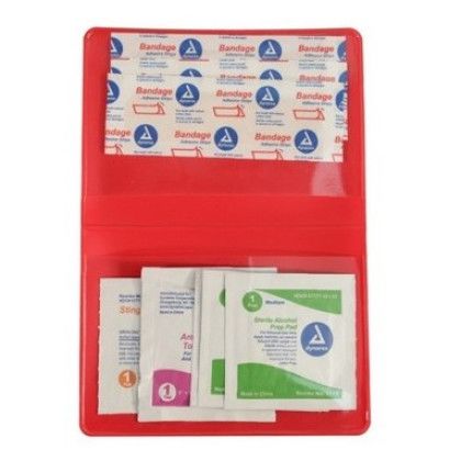 Custom First Aid Case - FDA Compliant - Red Open View 