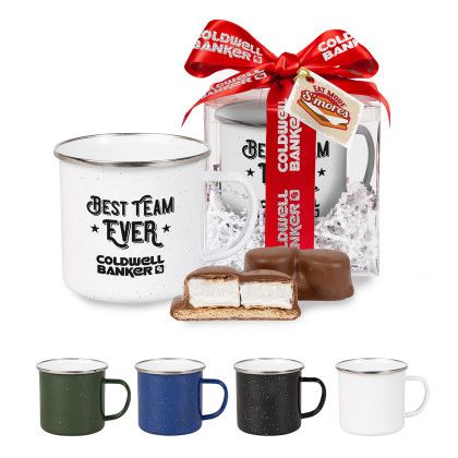 Custom Mug and S'mores Gift Set - All Colors Custom Mug and S'mores Gift Set - All Colors