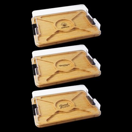 Custom Flip, Serve & Store Board - Rectangle - Natural Custom Flip, Serve & Store Board - Rectangle - Natural