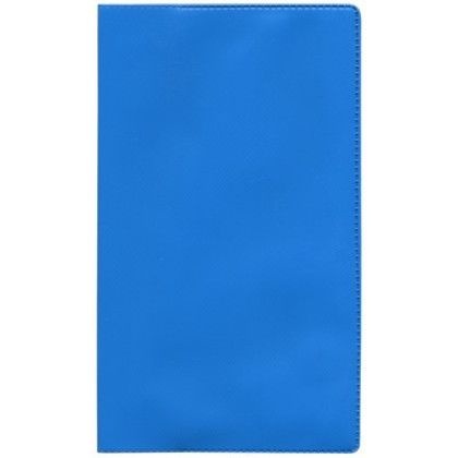 Custom Standard Vinyl Weekly Pocket Planner - Medium Blue Custom Standard Vinyl Weekly Pocket Planner - Medium Blue