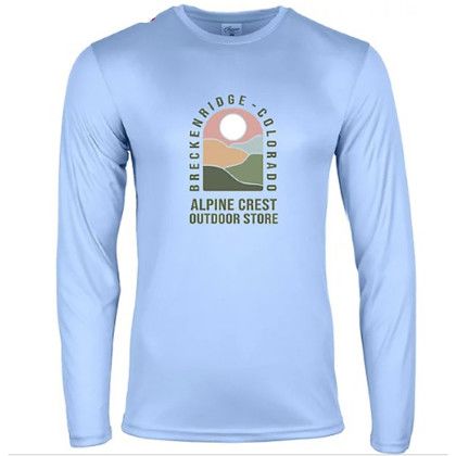 Custom Men's Performance Long Sleeve Shirt - Full Color Custom Men's Performance Long Sleeve Shirt - Full Color