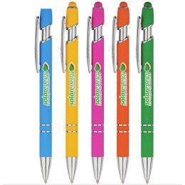Custom Full Color Ultima Brite Softex Stylus Gel Pen - All Colors Custom Full Color Ultima Brite Softex Stylus Gel Pen - All Colors