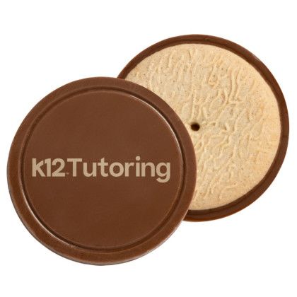 Custom Etched Round Chocolate Cookie Custom Etched Round Chocolate Cookie