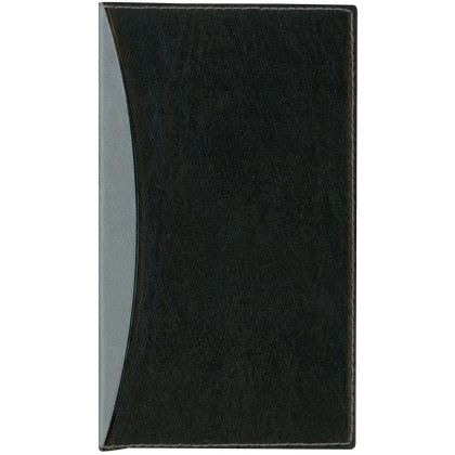 Custom Soft Cover 2 Tone Vinyl Geneva Series Weekly Planner w/o Map / 1 Color - Silver with Black Custom Soft Cover 2 Tone Vinyl Geneva Series Weekly Planner w/o Map / 1 Color - Silver with Black