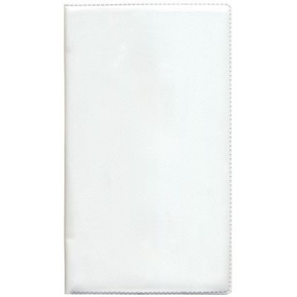 Custom Standard Vinyl Weekly Pocket Planner - White Custom Standard Vinyl Weekly Pocket Planner - White