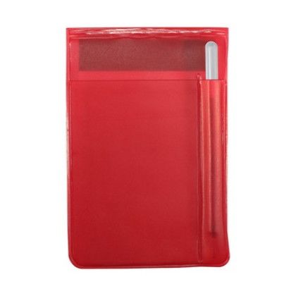 Custom Translucent Memo Book With Clear Pen - Calendar - Translucent Red Custom Translucent Memo Book With Clear Pen - Calendar - Translucent Red