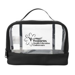 Custom Hudson rPET Toiletry Bag - Black Custom Hudson rPET Toiletry Bag - Black