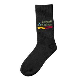 Custom "IMPACT" Mid-Cut Athletic Crew Sock (Pair) - Black Custom "IMPACT" Mid-Cut Athletic Crew Sock (Pair) - Black