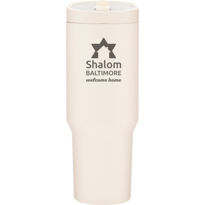 Custom 32 oz Cream HydroJug Traveler Sport Copper-Insulated Double-Wall Travel Tumbler - Engraved Custom 32 oz Cream HydroJug Traveler Sport Copper-Insulated Double-Wall Travel Tumbler - Engraved