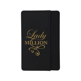 Custom Logo Silicone Smart Side Wallet - Black Custom Logo Silicone Smart Side Wallet - Black