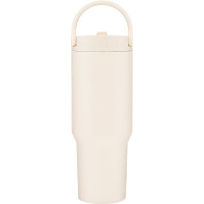 Custom 32 oz Cream HydroJug Traveler Sport Copper-Insulated Double-Wall Travel Tumbler - Engraved - Handle View Custom 32 oz Cream HydroJug Traveler Sport Copper-Insulated Double-Wall Travel Tumbler - Engraved - Handle View