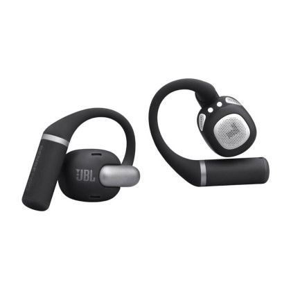 Custom JBL Sense Pro Wireless Open Ear Headphones - Black - Top/Side View