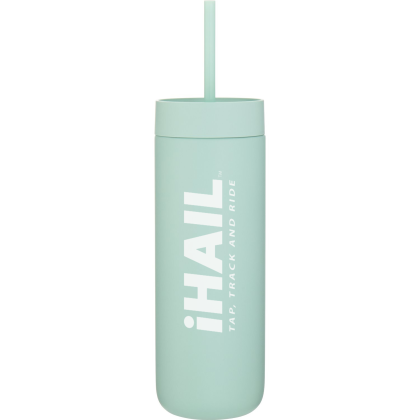 Custom 20 oz Fellow Carter Mint Chip Cold Double-Wall Travel Tumbler - Engraved Custom 20 oz Fellow Carter Mint Chip Cold Double-Wall Travel Tumbler - Engraved
