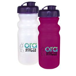 Custom 20 oz. Sun Fun Cycle Bottle with Flip Top Cap and Full Color Digital Imprint - Frosted with Purple Custom 20 oz. Sun Fun Cycle Bottle with Flip Top Cap and Full Color Digital Imprint - Frosted with Purple