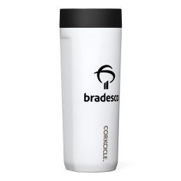 Custom Corkcicle Commuter Cup - 17 oz Gloss White Custom Corkcicle Commuter Cup - 17 oz Gloss White