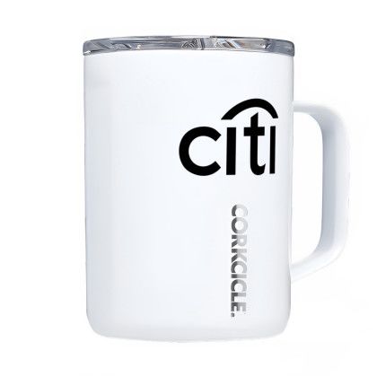 Custom Corkcicle Mug - 16 oz Gloss White Custom Corkcicle Mug - 16 oz Gloss White