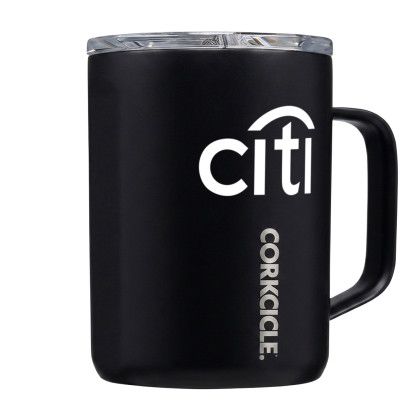 Custom Corkcicle Mug - 16 oz Matte Black Custom Corkcicle Mug - 16 oz Matte Black