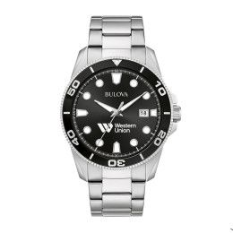 Custom Bulova Corporate Collection Gents' Bracelet Strap Watch - Black Custom Bulova Corporate Collection Gents' Bracelet Strap Watch - Black