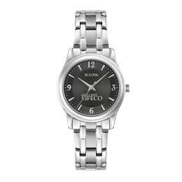 Custom Bulova Corporate Collection Ladies Dress Classic Quartz Watch - Black Custom Bulova Corporate Collection Ladies Dress Classic Quartz Watch - Black