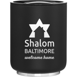 Custom 10 oz Fellow Rocky Matte Black Lowball Travel Tumbler Custom 10 oz Fellow Rocky Matte Black Lowball Travel Tumbler