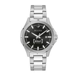 Custom Bulova Corporate Collection Men's Sport Classic Stainless Steel Watch - Black Custom Bulova Corporate Collection Men's Sport Classic Stainless Steel Watch - Black