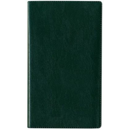 Custom Castillion Softtouch Vinyl Weekly Planner without Map - Hunter Green