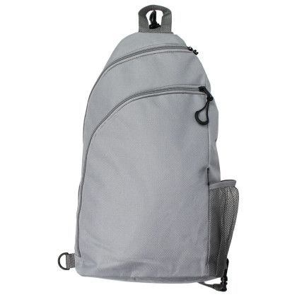Custom PaddlePro Recycled Pickleball Sling Pack - Grey Custom PaddlePro Recycled Pickleball Sling Pack - Grey