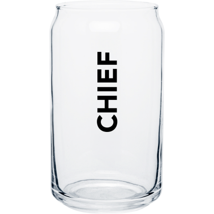 Custom 16 oz Clear Soda Can Glass Custom 16 oz Clear Soda Can Glass