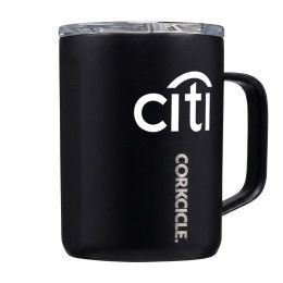 Custom Corkcicle Mug - 16 oz Matte Black Custom Corkcicle Mug - 16 oz Matte Black