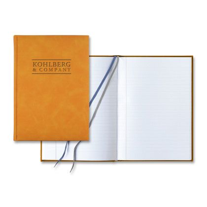 Custom Castelli Chia Slim Grande Lined White Page Journal - Orange Custom Castelli Chia Slim Grande Lined White Page Journal - Orange