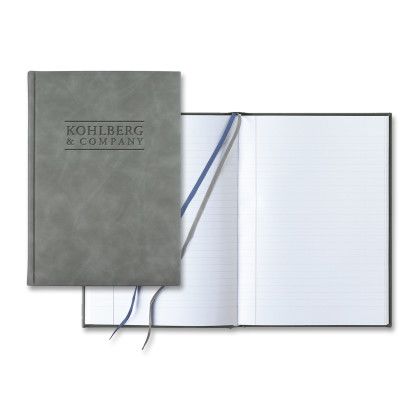 Custom Castelli Chia Slim Grande Lined White Page Journal - Light Gray Custom Castelli Chia Slim Grande Lined White Page Journal - Light Gray