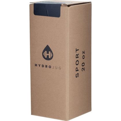 Custom 20 oz Black HydroJug Traveler Sport Copper-Insulated Double-Wall Tumbler - Engraved - Packaging View Custom 20 oz Black HydroJug Traveler Sport Copper-Insulated Double-Wall Tumbler - Engraved - Packaging View