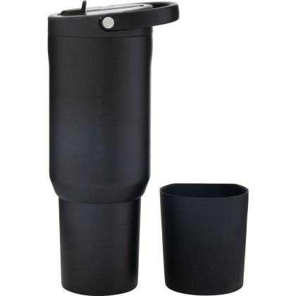 Custom 20 oz Black HydroJug Traveler Sport Copper-Insulated Double-Wall Tumbler - Engraved - Open View Custom 20 oz Black HydroJug Traveler Sport Copper-Insulated Double-Wall Tumbler - Engraved - Open View