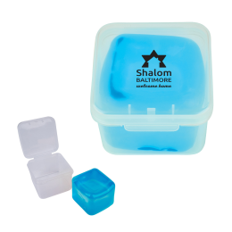 Custom Squiloo Squishy Sensory Cube - Blue Custom Squiloo Squishy Sensory Cube - Blue