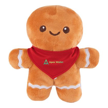 Custom 6" Plush Gingerbread Man Custom 6" Plush Gingerbread Man
