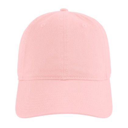 Custom Game Changer Classic Relaxed Cap - Pink - Front View Custom Game Changer Classic Relaxed Cap - Pink - Front View