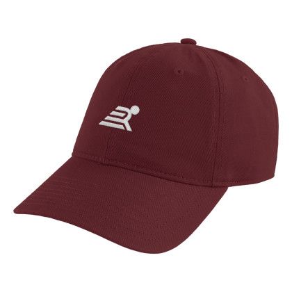 Custom Game Changer Classic Relaxed Cap - Maroon - Side View Custom Game Changer Classic Relaxed Cap - Maroon - Side View