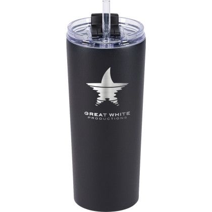 Custom 20 oz Urban Peak Cascade Pop-Up Straw Tumbler - Black Custom 20 oz Urban Peak Cascade Pop-Up Straw Tumbler - Black