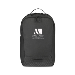 Custom Apex Recycled rPET Laptop Backpack - Black Custom Apex Recycled rPET Laptop Backpack - Black