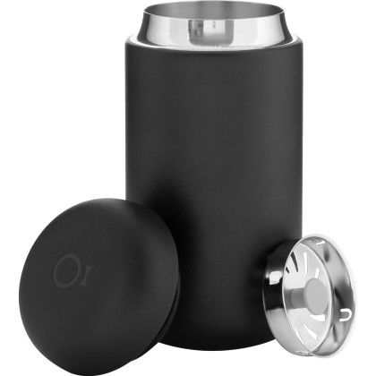 Custom 12 oz Fellow Carter Matte Black Move Double-Wall Travel Tumbler - Full Color Open Cap View Custom 12 oz Fellow Carter Matte Black Move Double-Wall Travel Tumbler - Full Color Open Cap View