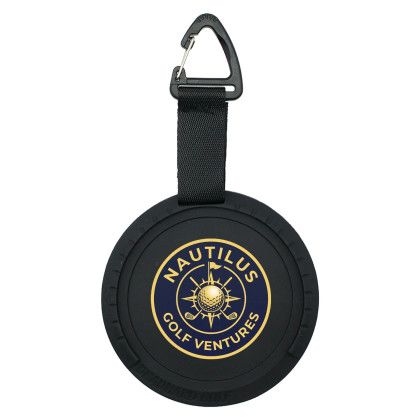 Custom FLATLINE by DeadHand Golf Mobile Practice Putting Golf Cup . Coaster, & Bag Tag - Black Custom FLATLINE by DeadHand Golf Mobile Practice Putting Golf Cup . Coaster, & Bag Tag - Black
