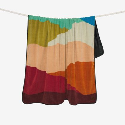 Custom Slowtide Camp Blanket - Haleakala Fold View 
