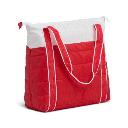 Custom Igloo Daymate Soft Cooler 15 Can - White with Red Handle View Custom Igloo Daymate Soft Cooler 15 Can - White with Red Handle View