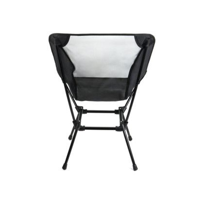 Custom Campstead Recycled rPET Camping Chair with Storage Bag - Black Back View Custom Campstead Recycled rPET Camping Chair with Storage Bag - Black Back View
